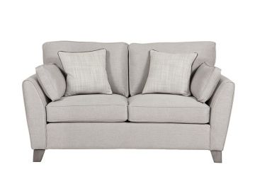 Cantrell Light Grey Fabric 2 Seater Sofa