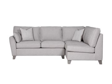 Cantrell Light Grey Corner Sofa RHF