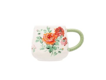 Cath Kidston  Rose Red Twisted Handle Billie Mug