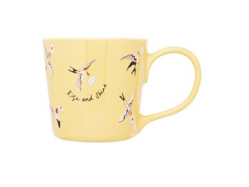 Cath Kidston Love Birds Yellow Dolly Mug