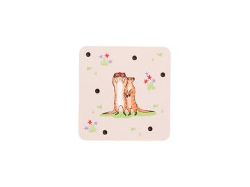 Cath Kidston Meerkats 4Pk Cork Coasters