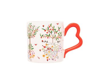 Cath Kidston Oh My Heart Handle Mug