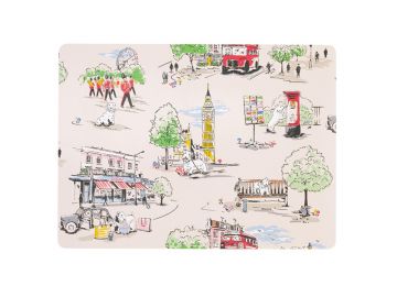 Cath Kidston Billie Goes To Town 4Pk Cork Placemat