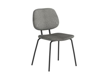 Florence Chair Grey Boucle Dining Chair