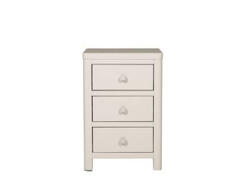 Freya Natural Bedside Table 3 Drawer