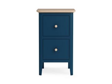 Marlow Navy Narrow Bedside