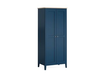 Marlow Navy Full Hanging Wardrobe