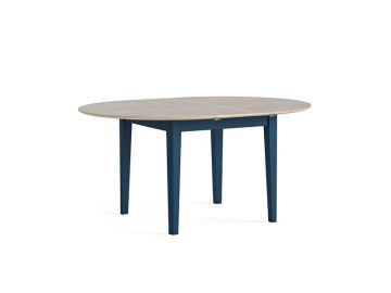 Marlow Navy Round Ext. Dining Table 1200/1550