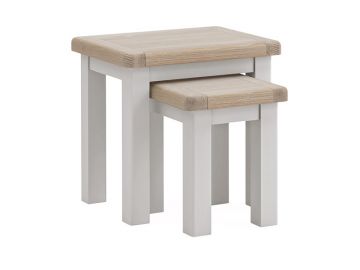 Salcombe Light Grey Nest Of Tables