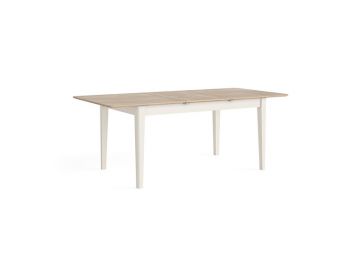 Marlow Coconut Milk Rect. Extendable. Dining Table