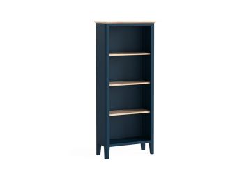 Marlow Navy Slim Bookcase