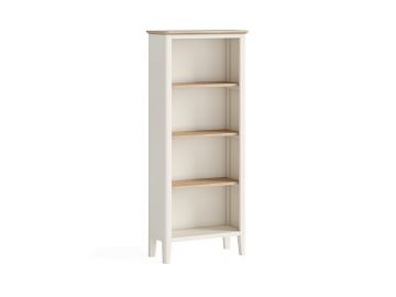 Marlow Coconut Milk Slim Bookcase