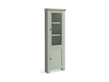 Salcombe Sage Corner Display Cabinet