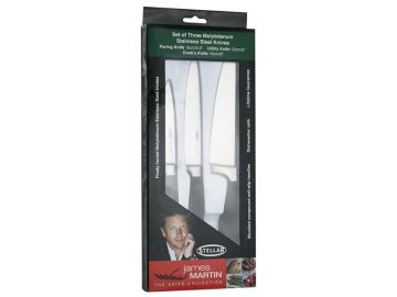 Stellar James Martin 3 Piece Knife Set