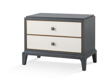 Monaco 2 Drawer Bedside Table