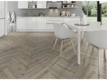 Lignum Fusion Premium Volcanic Oak Herringbone 14m