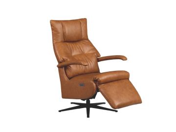 Luca Electric Recliner Accent Chair Tan