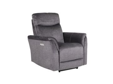 Mortimer 1 Seater Electric Recliner - Vogue 15 Gra