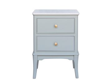 Monroe 2 Dr Accent Table With Marble Sage Top