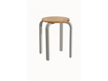 Olive Natural Stool Grey And Oak