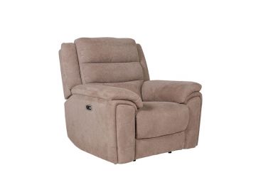 Reese 1 Seater Electric Recliner Armchair Biscuit