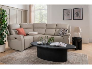 Russo Stone Leather Armless Sectional