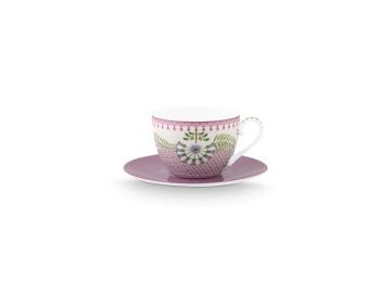 Set of 2 Cups and Saucers Lily & Lotus 280ml
