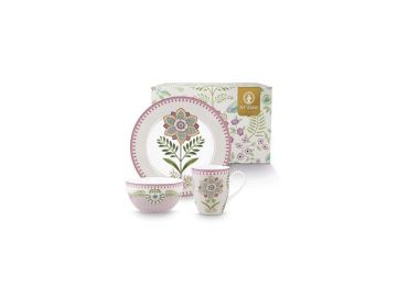 Set Of 3 Breakfast Set Lily & Lotus