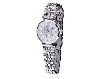 Newgrange Living Silver Diamond Face Ladies Watch