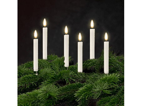 Deluxe Homeart Christmas Tree LED Candle Lights 6