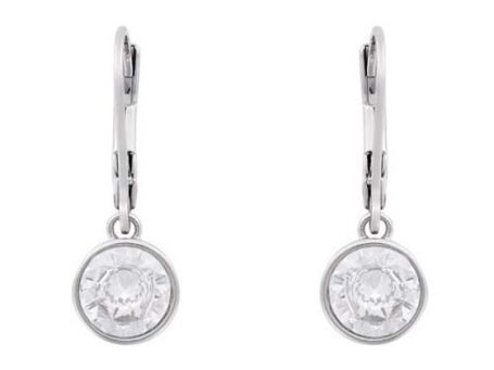 Indulgence Rhodium Crystal Drop Earrings