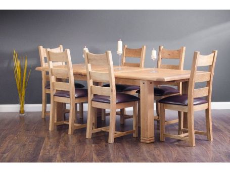 Donny 1.8 - 2.2 Extending Table + 6 Donny Chairs