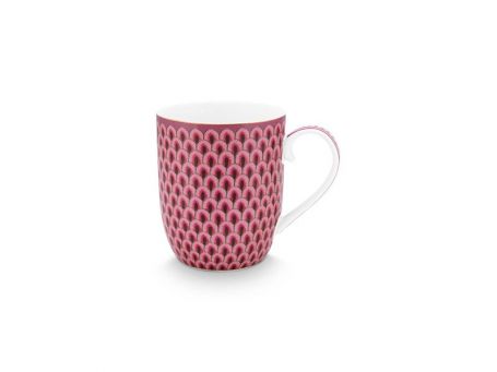 Mug Small Flower Festival Dark Pink 145M