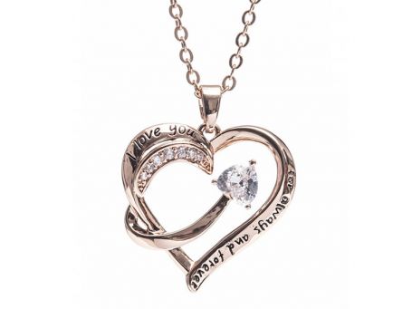 Newgrange Living Rose Gold Heart With Arrow Diamon