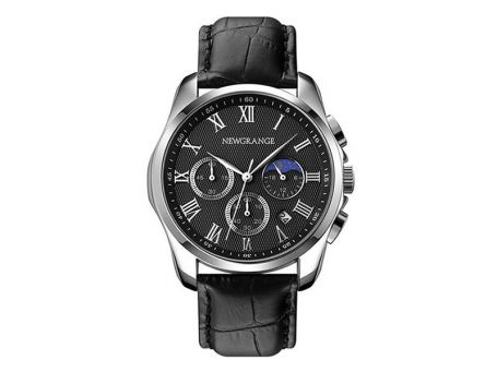 Newgrange Living Mens Watch - Black Strap & Black