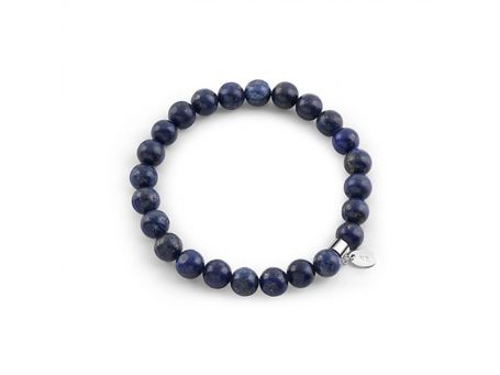 UNISEX BEADED BRACELET WITH LAPIS LAZULI BEADS (NB