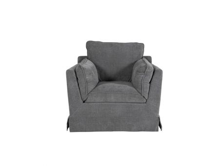 Ali 1 Seater Charcoal Fabric Armchair