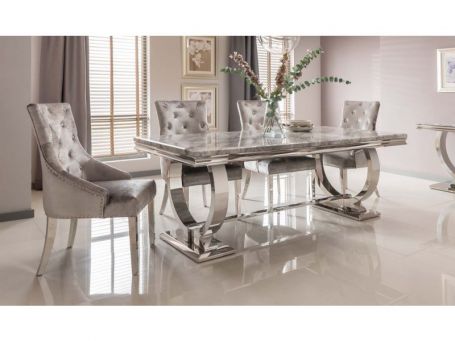 Arianna 1.8M Dining Table + 6 Belvedere Chairs