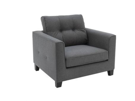 Astrid 1 Seater - Charcoal New