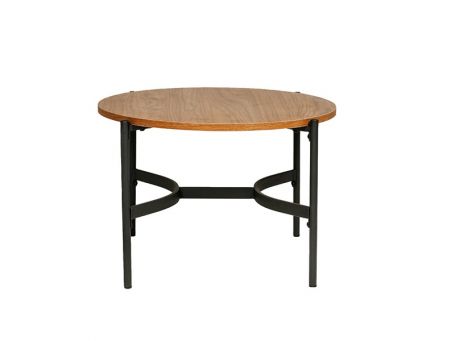 Beau Round Lamp Table Brown