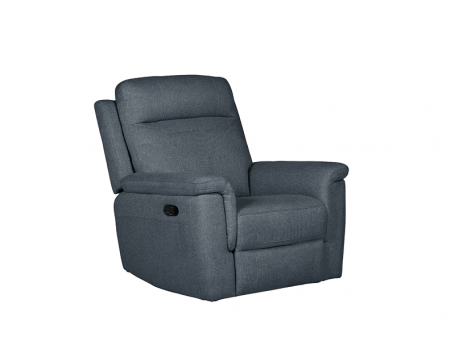 Bowie 1 Seater Manual Recliner - Azul