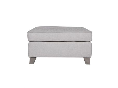 Cantrell Ottoman – Light Grey