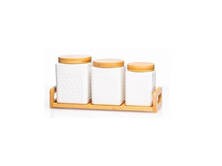 Newgrange Living Ceramic 3-Piece Cannister Set