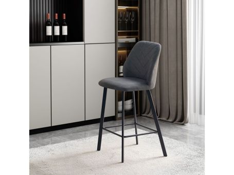 Chrissie High Stool Dark Grey