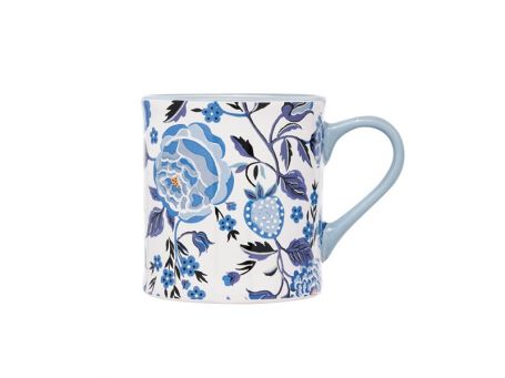 Cath Kidston Strawberry Garden Blue Mollie Mug