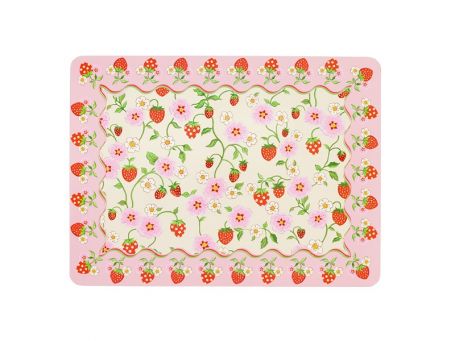 Cath Kidston Strawberry 4Pk Cork Placemats