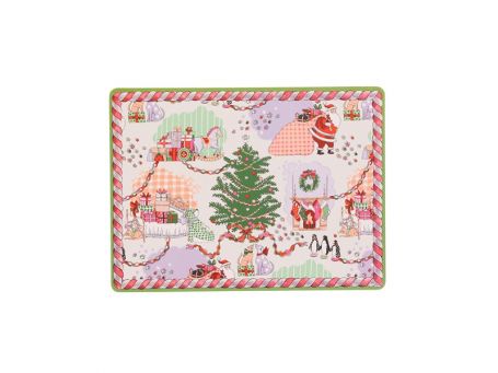 Cath Kidston Xmas Ditsy 4Pk Cb Placemat & Coasters