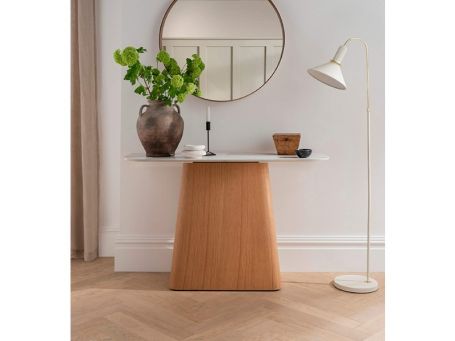 Evie Sand Console Table