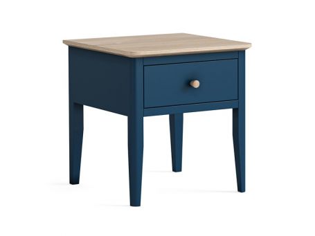 Marlow Navy Lamp Table