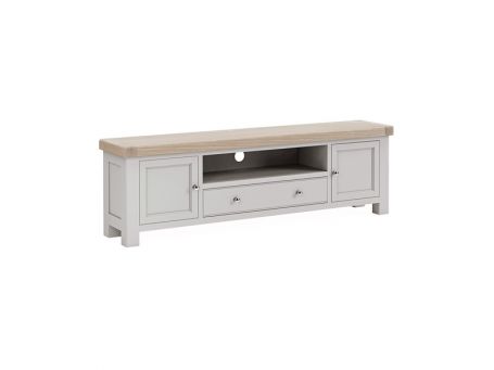 Salcombe Light Grey Tv Unit 1900